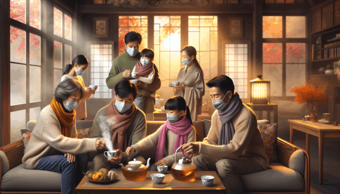 Bí quyết giữ ấm đường hô hấp cho cả nhà khi giao mùa